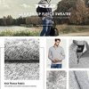 51i1Ab0dYFL.jpg Men's Quarter Zip Thermal Fleece Lined Sweater, Winter Lightweight Soft Pullover Collar Sweatshirt