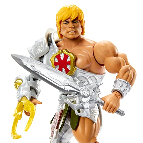 51j7Ekg43iL.jpg Origins Action Figure & Accessory, Rise of Snake Men Armor He-Man & Mini Comic Book, 5.5 inch