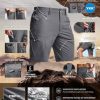 Men's Quick Dry Stretch Hiking Cargo Shorts, Lightweight Water Resistant Tactical Casual, Golf & Outdoor with Pockets