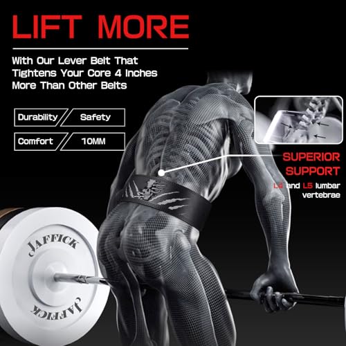 51k3VSaPVjL.jpg Lever Lifting Belt – Power 10mm Extreme Heavy Duty Genuine Leather Lower Back Support for Squats, Bench Press, Deadlifts