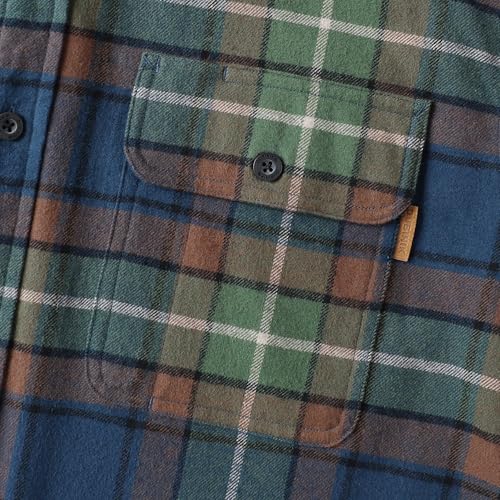 51kENb5Je9L.jpg ®Mens Flannel Shirts Long Sleeve Flannel Shirt for Men Warm Casual Soft Cotton Button Down Plaid Mens Flannel Shirt