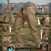 51lawAwYynL.jpg Men's Motion Utility Casual Pants, Regular Fit Lightweight Work Pants, Water Resistant Outdoor Stretch Pants with Pockets