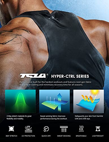 51tUW8XCNTL.jpg Men's Athletic Compression Sleeveless Tank Top, Cool Dry Sports Running Basketball Workout Base Layer