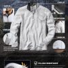 Men's Thermal Fleece Quarter Zip Sweater, Outdoor Lightweight Long Sleeve Pullover, Casual Mock Neck Polo Sweaters