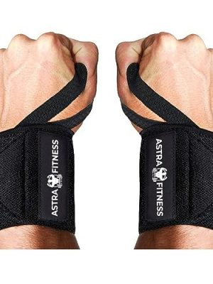 Weightlifting Wrist Wraps (IPF Graded) 18" Professional Quality Wrist Support with Heavy Duty Thumb Loop - Best Wrap for