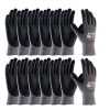 ATG 34-874/S MaxiFlex Ultimate - Nylon, Micro-Foam Nitrile Grip Gloves - Black/Gray - Small - 12 Pair Per Pack