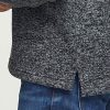 61YJUw9ny5L.jpg Men's Quarter Zip Thermal Fleece Lined Sweater, Winter Lightweight Soft Pullover Collar Sweatshirt